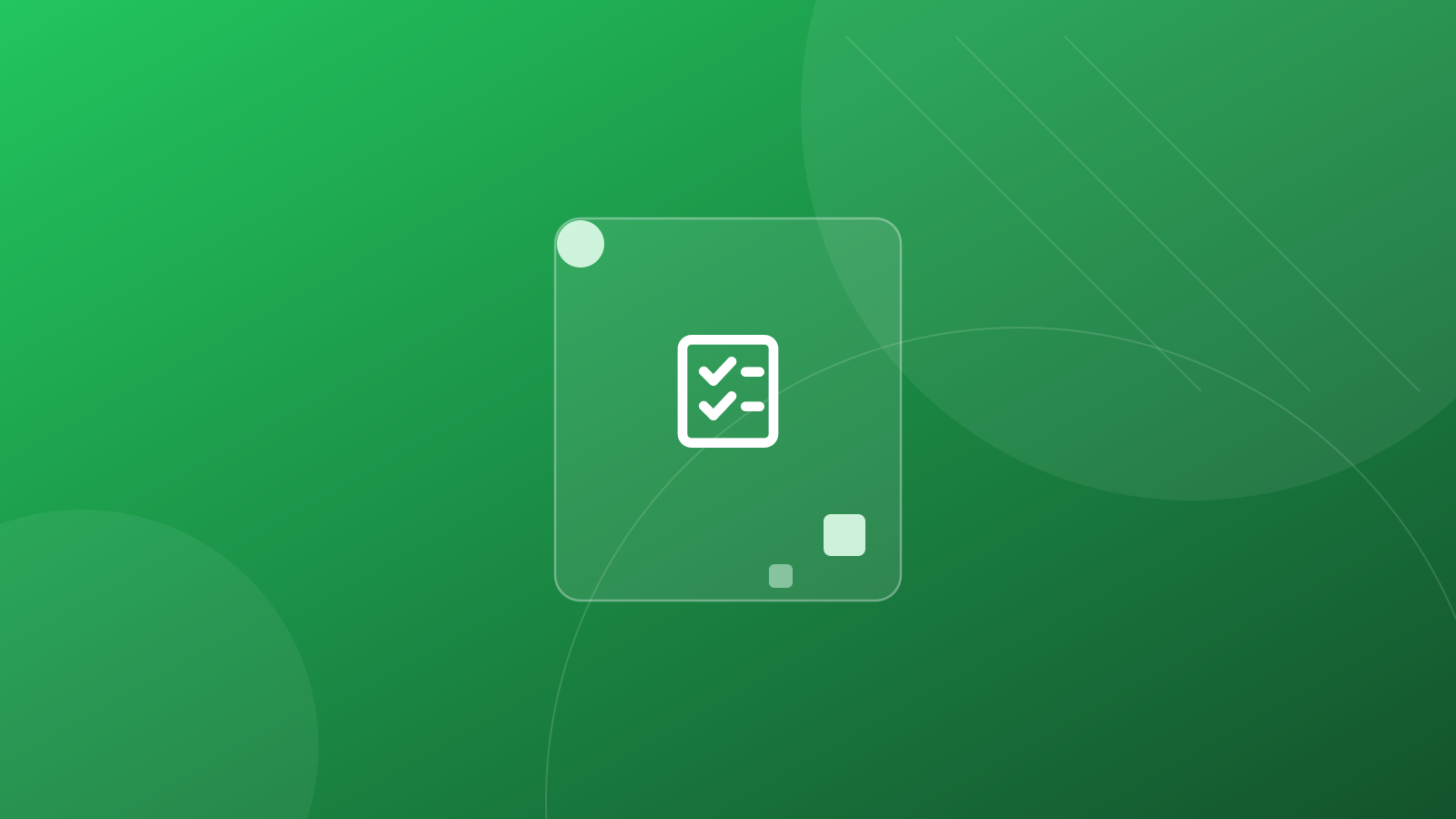 Grafik mit Checklisten-Symbol: Prüfbereiche eines IT-Sicherheitschecks