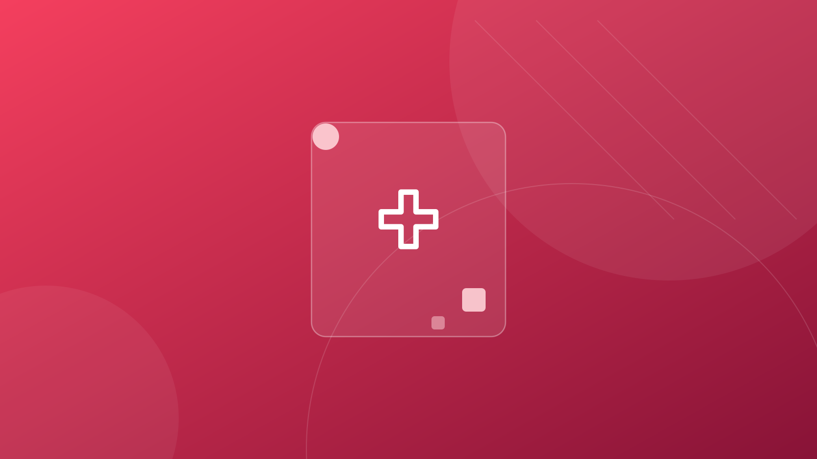 Grafik mit Kreuz-Symbol: IT-Sicherheit in der Arztpraxis