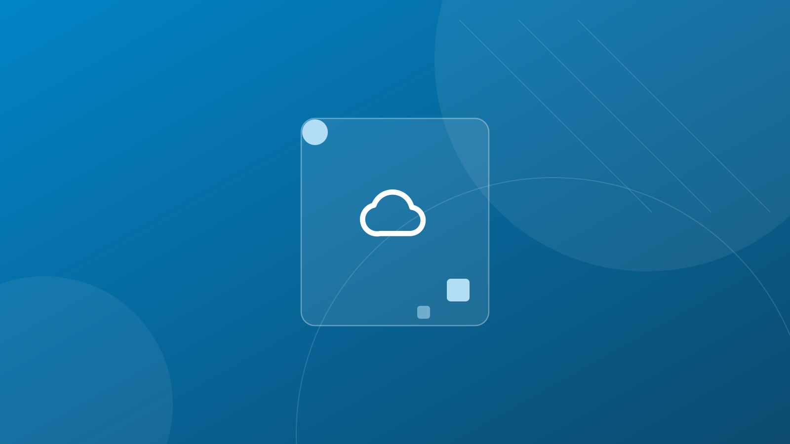 Grafik mit Cloud-Symbol: Microsoft 365 sicher konfigurieren